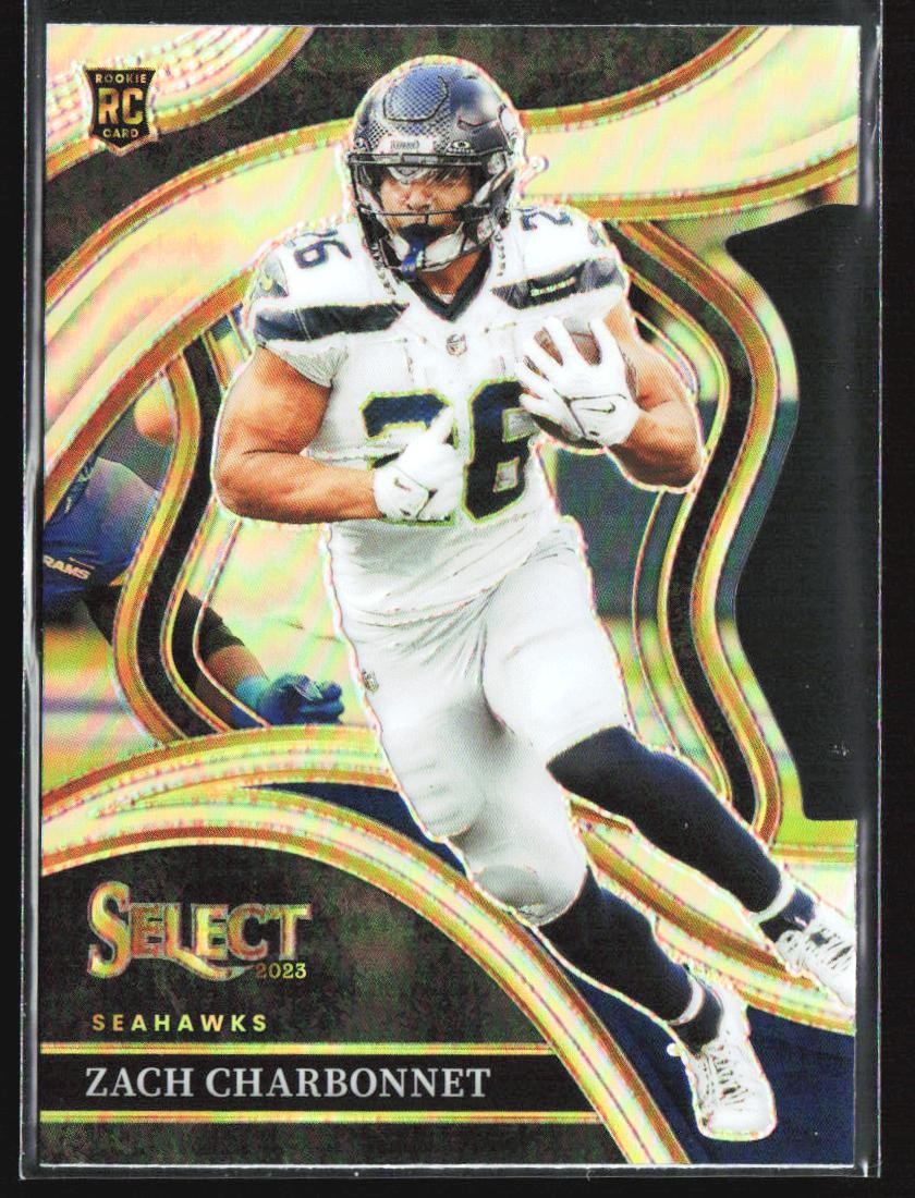 2023 Panini Select #202 Zach Charbonnet Silver Prizms 3232