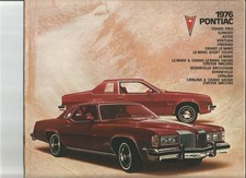 1976 Pontiac Sales Brochure Bonneville Grand Prix Firebird Ventura Sunbird 1976 Pontiac Sales Brochure Bonneville Grand Prix Firebird Ventura Sunbird