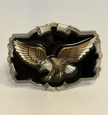Great American Buckle Co. 1983 Vintage Bald Eagle Belt Buckle