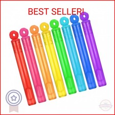 32-Piece 8 Colors Mini Bubble Wands Assortment Party Favors Toys for Kids Child,