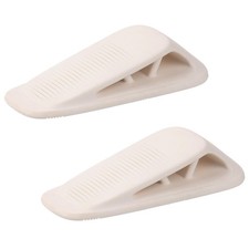 Fursafe Q Rubber Door Stoppers for Bottom of Door, Door Stop Wedge with Holde...