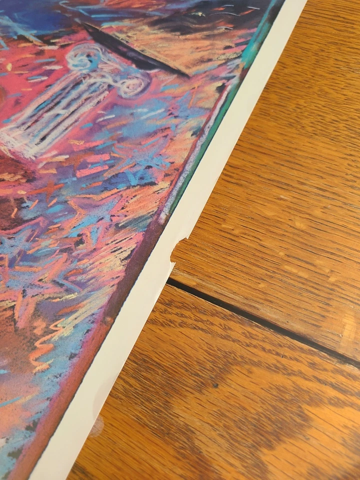 Póster de los Juegos Olímpicos de Los Ángeles 1984 por Carlos Almaraz arte chicano Foto 4 de 4