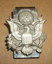US ARMY Stainless-Steel MONEY CLIP Military Veteran USA  METAL Vet Eagle'