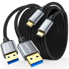 USB A to USB C Cable 3ft 2Pack, USB 3.2 Gen 2 Cord 10Gbps Data Transfer