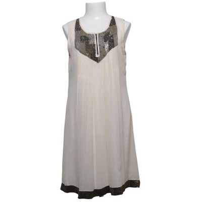 Van-Dos, Kleid, Größe: 42, Weiß/Mehrfarbig, Polyester, Sonstiges, Damen #Gvr