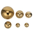  6 Pcs Decorative Hollow Spherical Ornaments Gazing Globes for outside