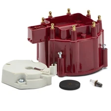 Proform 66947RC Engine Distributor Cap And Rotor Kit HEI Dist Internal Coil Red