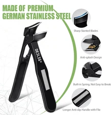 Nail Clippers for Seniors - Ergonomic Long Handle Toenail Clippers for Thick Toe