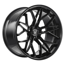 Rohana Rfc3 Wheels 19x9.5 53 5x120.65 70.3 Black Rims Set Of 4