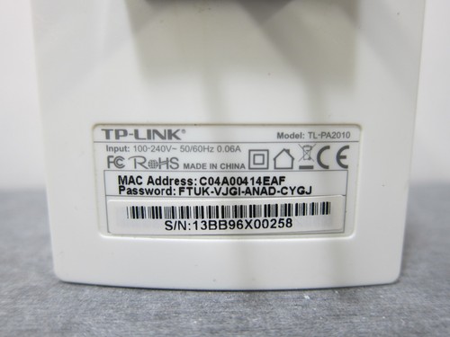 Adaptateur CPL TP-LINK TL-PA2010 AV200 200Mbps avec câble Ethernet INCLUS - Photo 2/2