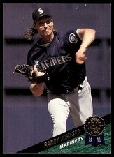 Randy Johnson 1993 Leaf #380 Mariners MLB READ FREE SHIPPING AutographDen