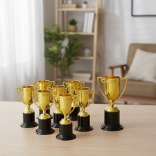 Customizable Mini Trophies for Kids - 12 Fun Awards for Celebrating Winners