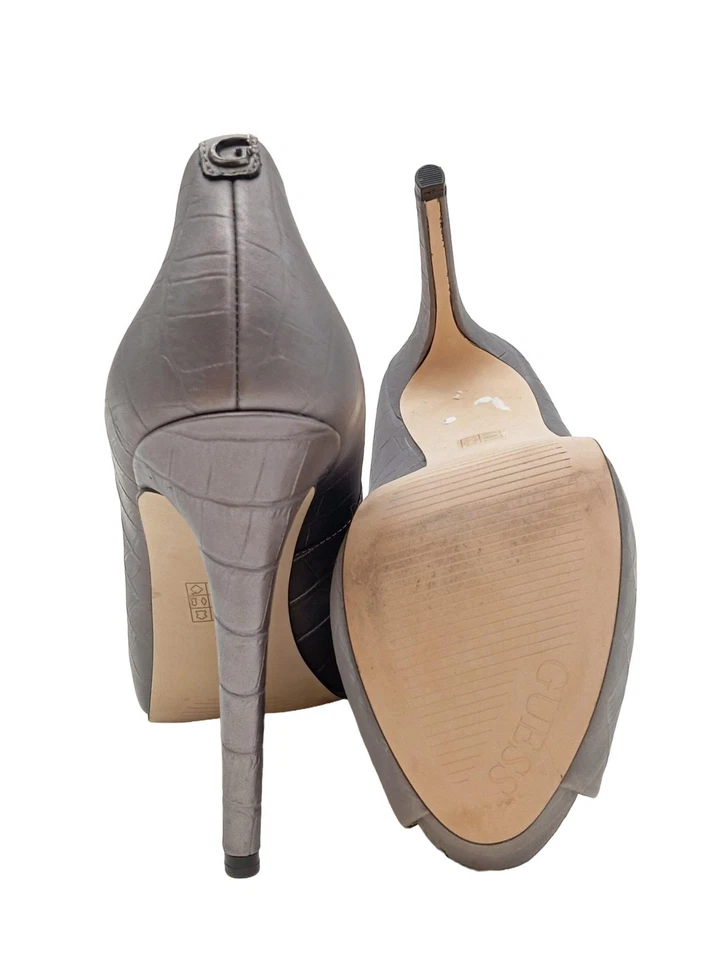 GUESS Décolleté spuntata Donna Décolleté Taglia IT 39 argento elegante - Immagine 2 di 4