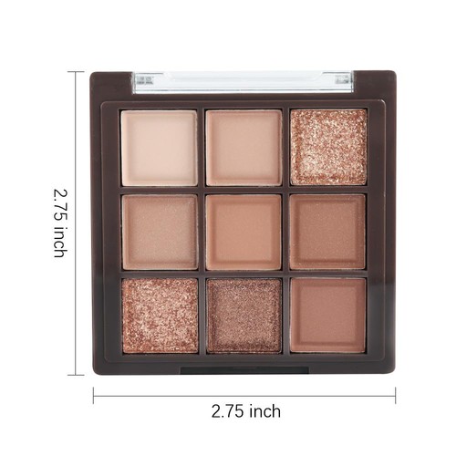 Neutral Brown Eye Shadow palette- Rose Gold Dark Eyeshadow - Picture 6 of 7