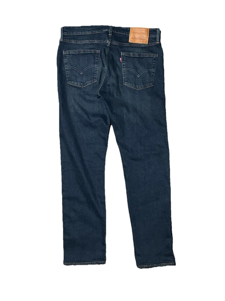 Jeans Levi’s Premium 511 Modernos Slim Fit Borde Lavado Oscuro Denim. Talla 34x32 Foto 3 de 4