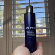Elemis De-Stress Massage Oil 3.3 Ounces Lavender Chamomile Rosemary