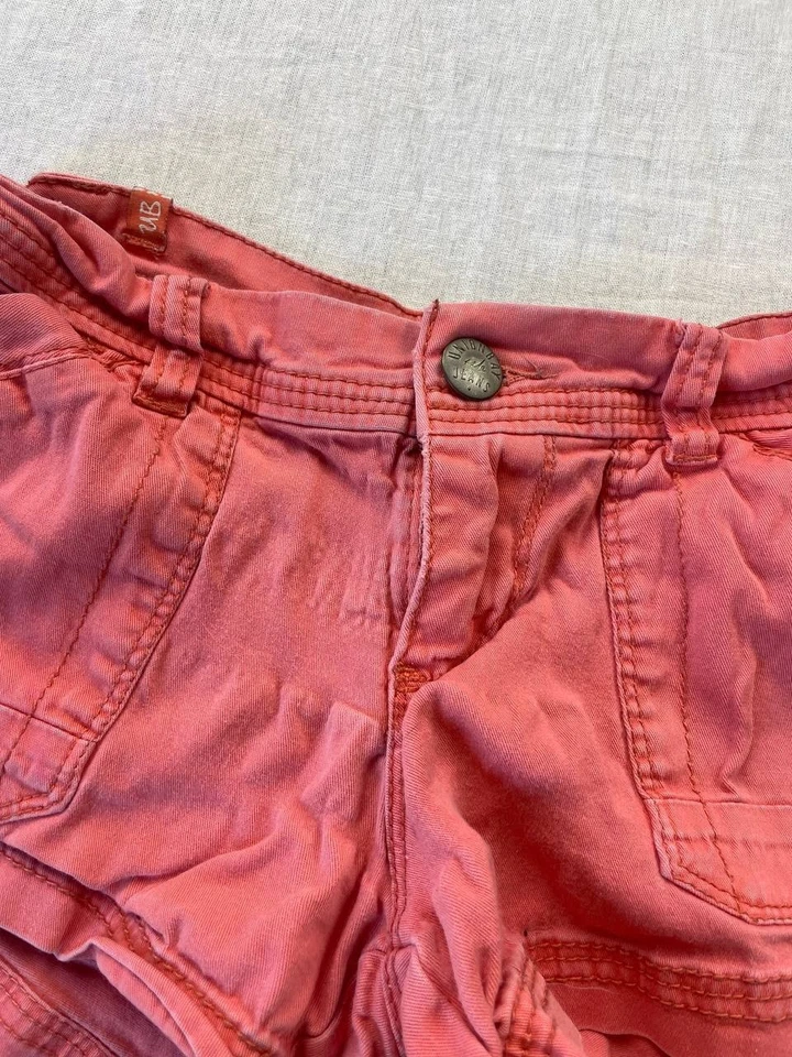 Повседневные пляжные шорты с низкой талией Union Bay Y2K подростковый размер 3 оранжевые китайские - Изображение 2 из 4