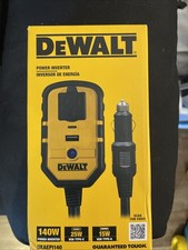 DEWALT 140-Watt Portable Car Power Inverter with Dual USB Ports