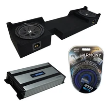 04-08 Ford F-150 Super Crew Truck Kicker Comp C10 Dual 10" Sub Box HA-A800.1