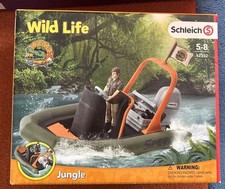 Schleich - 42352 - Schlauchboot - Wild Life - Jungle - Rarität -