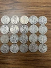 Walking Liberty Half Dollar Roll Lot Of 20 90% Silver Mixed Dates