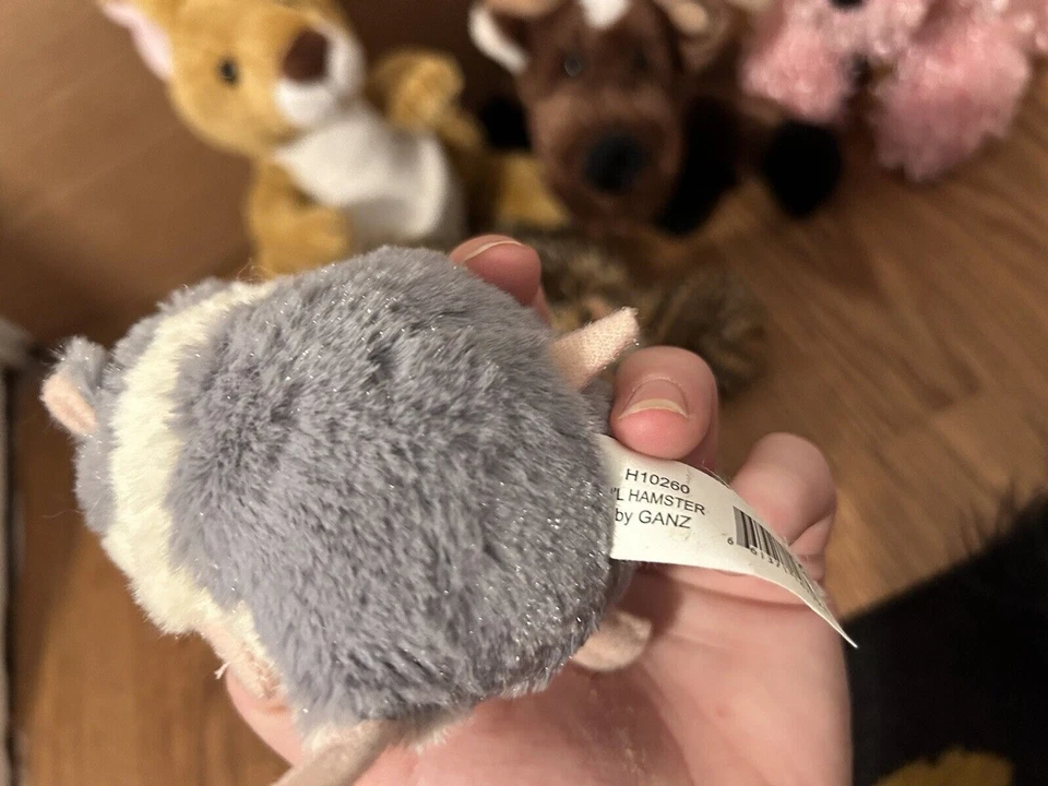 Webkinz Plush Lot Kangaroo, Reindeer, Pink Poodle, Tiger & Hampster NO CODES - Image 4 of 4