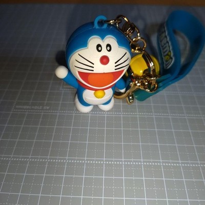 Doraemon rubber strap key chain
