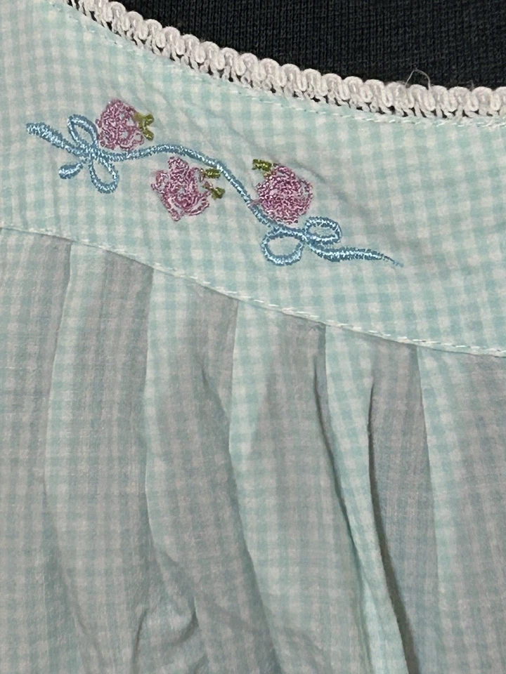 Basic Elements Women's Size 3X 100% Cotton Nightgown Cottage Core - Image 3 of 4