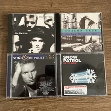 Pop/Rock cd bundle. Deacon Blue. Then Jerico. Snow Patrol. Sting & The Police.
