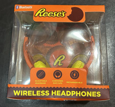 New Wireless Reeses Bluetooth Adjustable Headphones New
