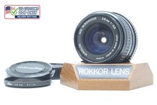 Near MINT Minolta MD W.Rokkor 28mm f/3.5 Wide Angle Lens Caps Filter From Japan