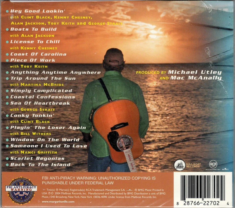 BRAND NEW SEALED Jimmy Buffett License to Chill CD 2004 RCA Mailboat Records OOP - Image 2 of 2