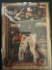 2025 Topps Update Ramon Laureano Wood Parallel 25/25 Book End