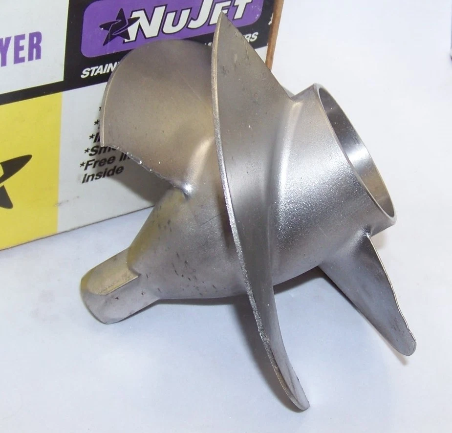 NUJET DESTROYER HIGH PERFORMANCE IMPELLER YAMAHA 155MM YBM-B55 STAINLESS STEEL - Image 4 of 4