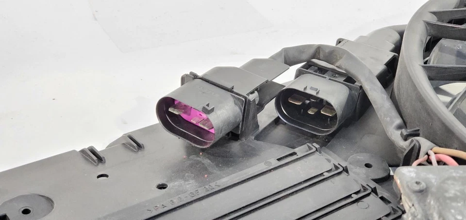 Ventilador de radiador completo Porsche Cayenne 2005 2006 OEM 7L0121203g 0130706809 Foto 3 de 4