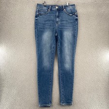 Judy Blue Jeans Womens 13 31 Blue Medium Wash Denim Stretch Skinny Fit Everyday