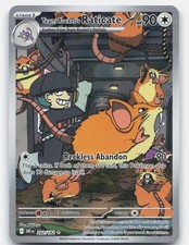 Team Rocket's Raticate Holo Illustration Rare SV10: Destined Rivals 202/182 NM on eBay