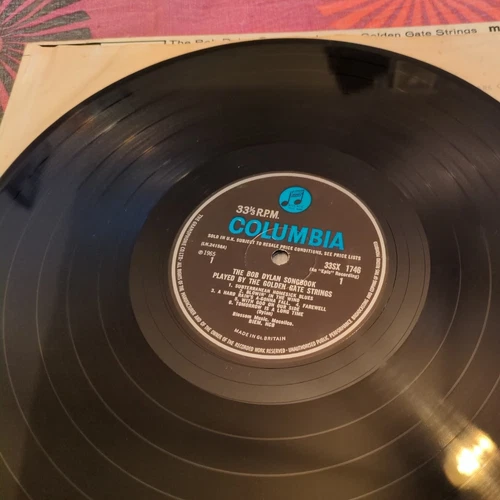 THE GOLDEN GATE STRINGS - THE BOB DYLAN SONG BOOK SX1746 (1965) - Imagen 5 de 8