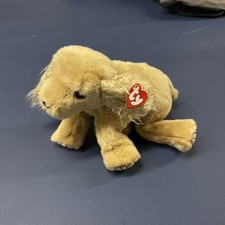 Ty Beanie Buddy Plush Corky 1996 Tan c*cker Spaniel Dog Floppy Retired With Tag