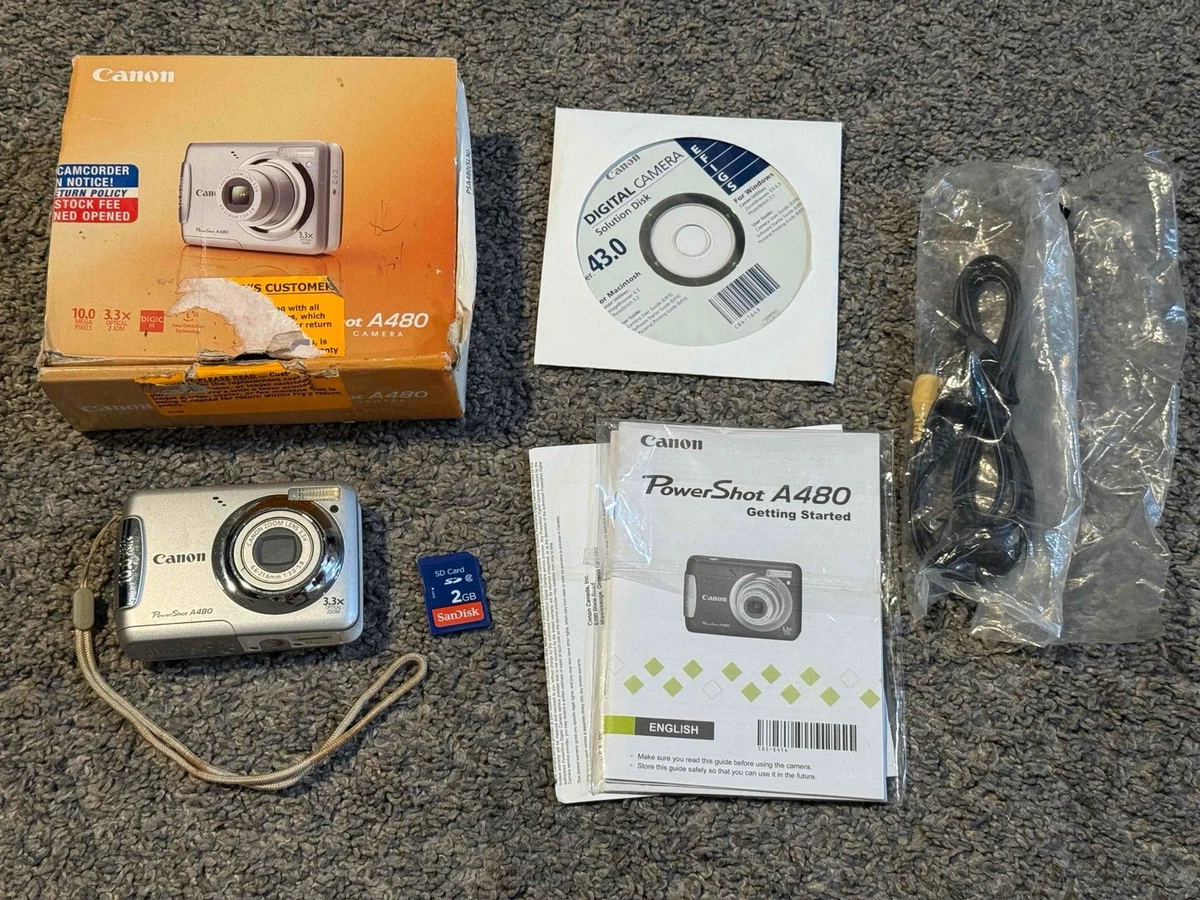 25+ Canon PowerShot A480 Digital Cameras for sale | Updated Oct 2026