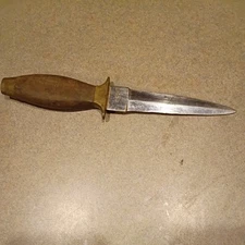 Fixed Blade Double Edged Boot Knife 5" Blade