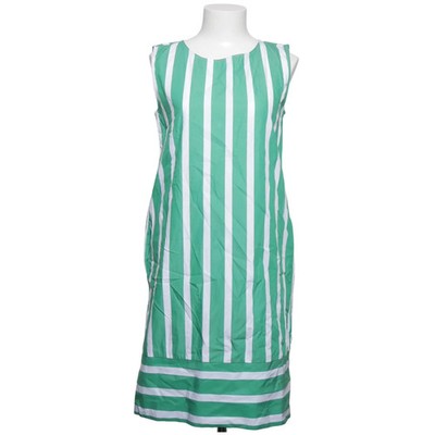 Emme Marella, Kleid, Größe: 42, Grün/Weiß, Baumwolle, Streifen, Damen #sXp