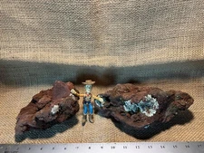 Two Large, Red Lava Rocks, Perfect for Succulents, Aquariums, and More