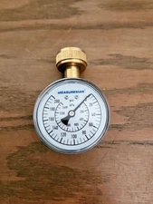 Unused Measureman Gauge 0-200 PSI / 0-1400 kPa with 1" Hose Connector D4