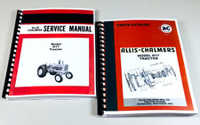 Set Allis Chalmers D-17 Series 1 2 3 Tractor Service Repair Manual Parts Catalog