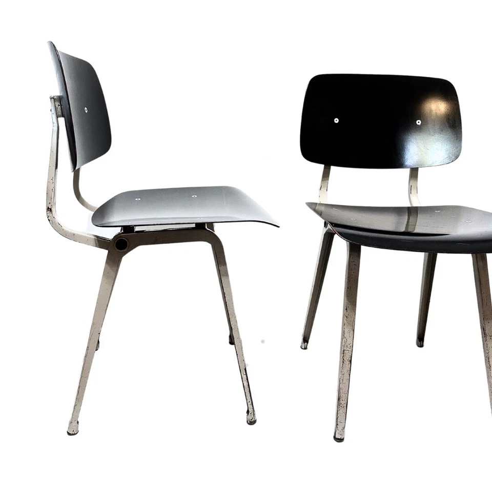 Sillas Ahrend de Cirkel Revolt de Friso Kramer - azules - 1964 - 2 disponibles Foto 3 de 4