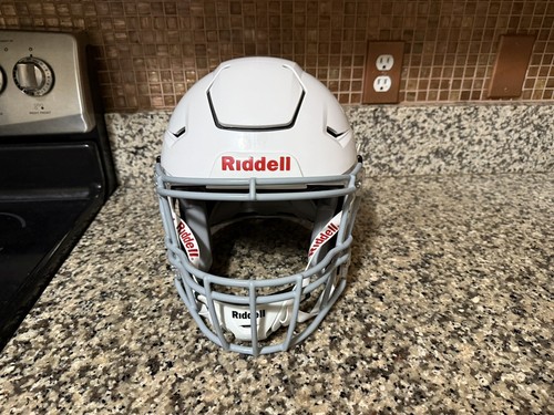 Riddell SpeedFlex Football Helmet White w/ Facemask Youth Large 2024