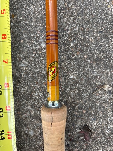 Montague Rapidan 8.5 ft 3 pc 2 tips Bamboo Fly Fishing Rod - Picture 2 of 5