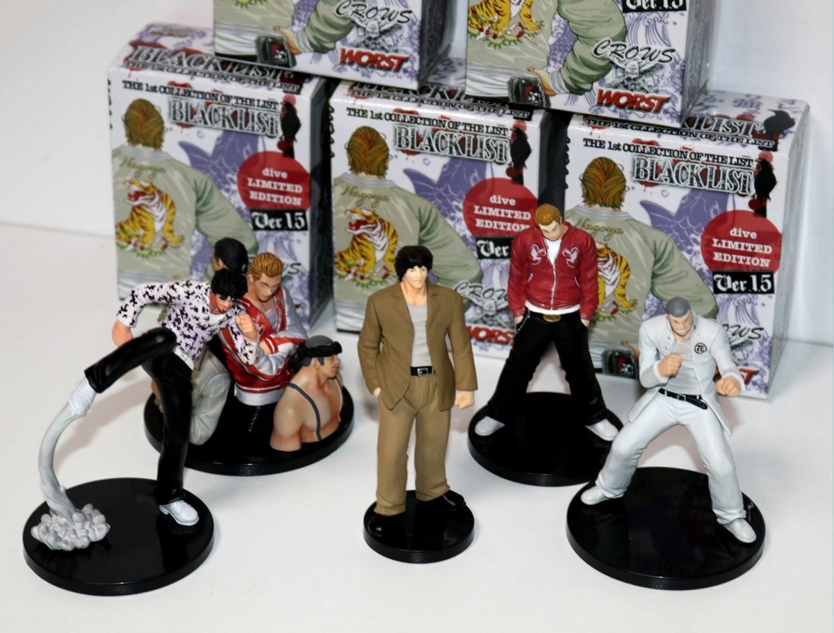 ORGANIC japan anime CROWS WORST BAD BOYS figure BLACKLIST DIVE 