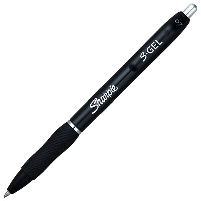 Sharpie S-Gel Pen 2096159, Black Gel Ink, 0.7mm Medium Point Sharpie S-Gel Pen 2096159, Black Gel Ink, 0.7mm Medium Point